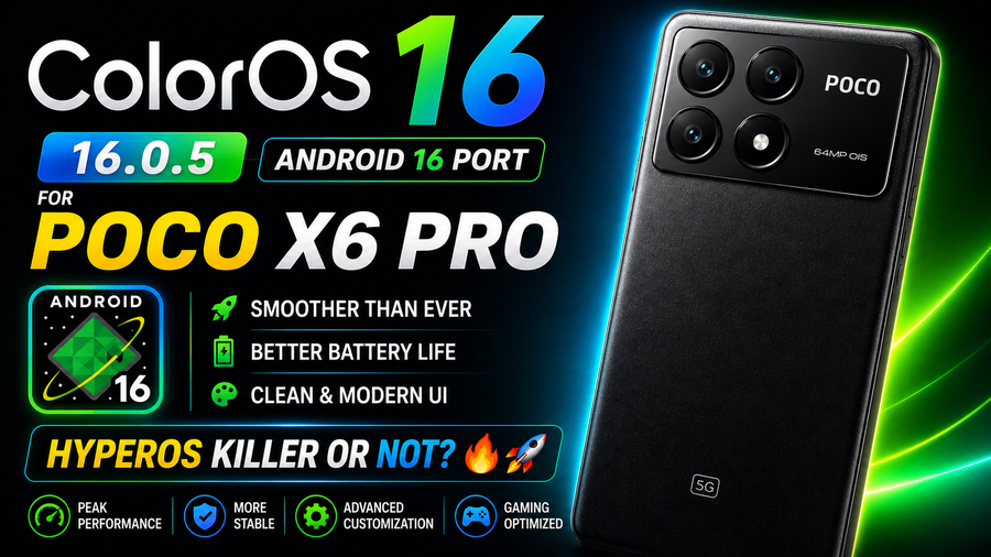 ColorOS 16.0.5 for Poco X6 Pro 5G